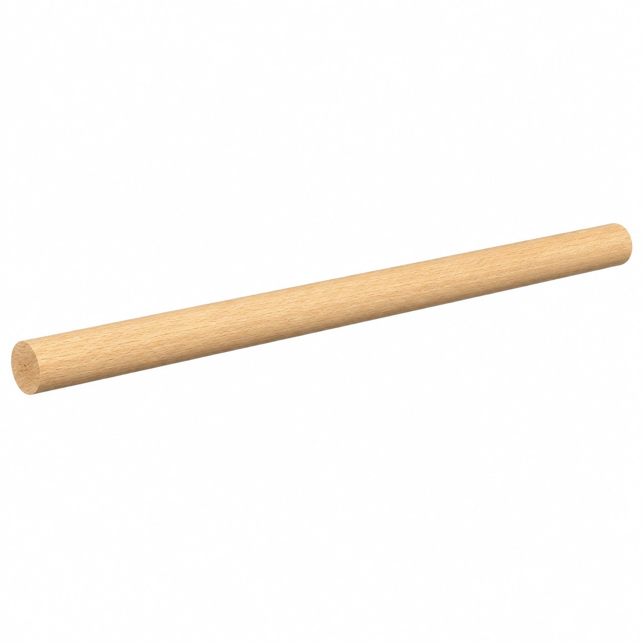 Barra para Cortina de Madera Natural 2m x 19mm