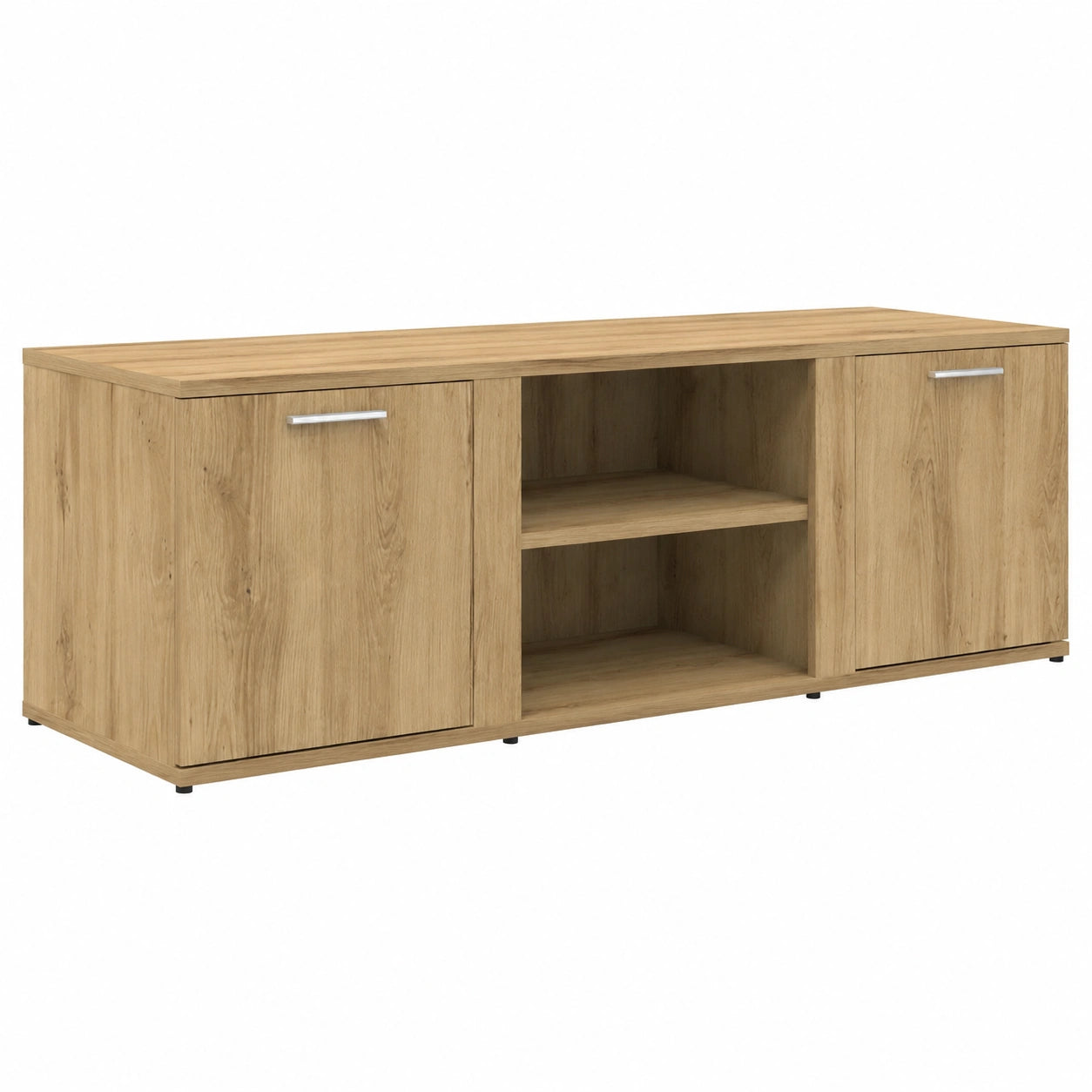 Mueble para TV de Roble Artesano con Acabado Multicapa