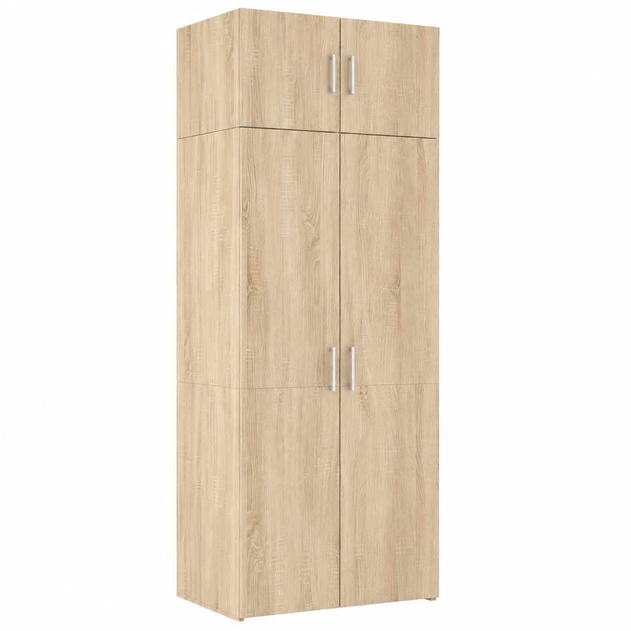 Armario Alto de Madera de Roble Sonoma 70x42,5x225 cm